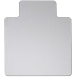 5 Star 915005 - Alfombra protectora de suelo duro para silla (PVC, 900 x 1200 mm), transparente