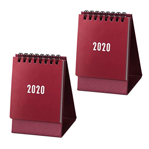 Télécharger NUOBESTY 2Pcs Calendrier de Bureau de Tous Les Jours 2020 Bureau Flip Calendrier Mois-À-Vue Bureau PDF Ebook En Ligne