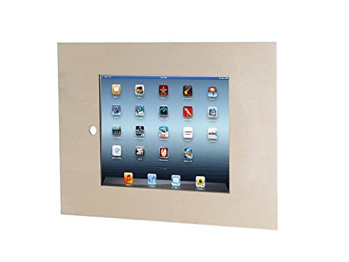 TabLines Wandeinbau für Apple iPad Air 2 edelstahl