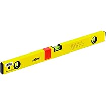 Niveau à Bulle Rolson 900 Mm En Alliage D'Aluminium Léger – 3 Flacons Précis, Idéal Pour Travaux Bricolage Et Chantier