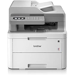 Brother DCP-L3550CDW - Impresora multifunción (Wifi, USB 2.0, 512 MB, 800 MHz, 18 ppm, 400 W) Blanco