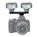 Produktbild Lorenlli Dual Blitzschuh Speedlite Halterung Splitter für Nikon D750 D7200 D7100 D7000 D800 D810 D600 DSLR Kamera Camcorder