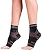 Produktbild Camari Gear Sports Fußgelenk Bandage Kompressionsstrümpfe (PAAR) - Fersensporn Bandage für Schmerzlinderung bei Plantarfasziitis, Knöchelschmerzen und Schwellungen - Kompressionssocken für Männer & Frauen.