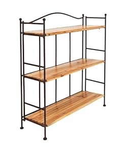 Eisenregal Landhausregal BORDO 96 mit Holzböden: Amazon.de: Küche