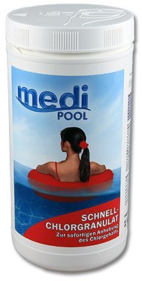 Medipool Schwimmbadpflege Schnell-Chlor-Granulat, 1 kg
