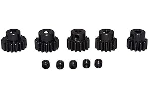 XFC-XCL, 1/8 RC Car M1 5mm 11T 12T 13T 14T 15T 16T 17T 18T 19T 20T 21T 22T Pinion Motor Transmission Combo Offroad RC Car Spare Part (Color : B)