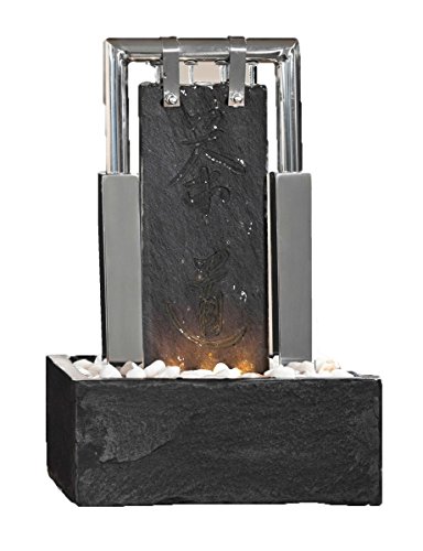 Edelstahl-Schieferbrunnen Milton von seliger®