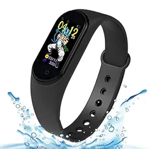 Enraciner 2021 M5 Latest Fitness Tracker, Bluetooth 5.0 Smart Bracelet Heart Rate Monitor 50 Meters Waterproof Bracelet, Multiple Sports Modes Step Tracker 2 Year Replacement Warranty Offer