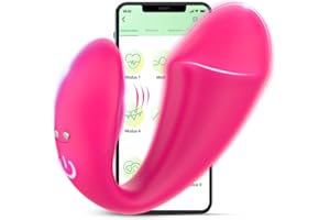 JAHUNO Vibradorador Mujer Juguetes Eróticos para Pareja Sexuales - Consoladors 10 Vibración Vibrador Dildo Clítoris Control Remoto, APP Bullet Portátil Punto G Vibradores Silencioso Estimulador para Mujeres
