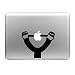 Produktbild SmartProtectors! Sticker für MacBook Air, Pro 13" & 15" / Aufkleber / Decal / Katapult / Zwille / Stein Schleuder Style