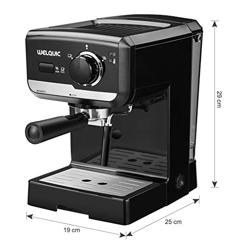 Todo 1 25L Espresso Coffee Machine 15 Bar Ode Pump Black at Shawn