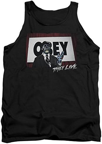 They Live - Mens Obey Tank Top, XX-Large, Black