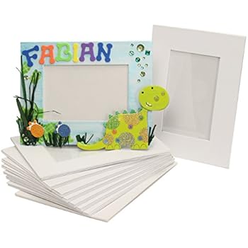 10 Stück Bilderrahmen Holz Set 20x15cm - DIY Bastelset Für Kinder