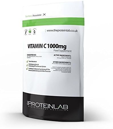 The Protein Lab Vitamin C 1000mg with Rosehip &amp; Bioflavonoids X 100 Tablets over 3 Months Supply Free UK Delivery