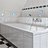 Wandkings Seifenblasen Wandsticker Set, 32 Aufkleber, 2 DIN A4 Bögen, Gesamtfläche 60 x 20 cm - 2