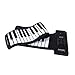 Produktbild Musical instrument accessories 61 Tasten Elektronische Klaviertastatur Silikon Flexibel Aufrollen Piano Sustain-Funktion MIDI Out-Buchse und USB-Anschluss mit lautem Lautsprecher (Farbe: Black & White