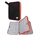 Price comparison product image BUBM Double Layers Handy Travel Gadget Organiser, Electronics Accessories Bag / Battery Charger Case for iPad iPadmini and Tablet with Handle (Large, Black)