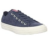 Converse Black CT OX Converse Chuck Taylor All Star Core Ox Turnschuhe, Unisex-Erwachsene, Blau - Navy Egret Heel Stripe Exclusive - Größe: 40 EU
