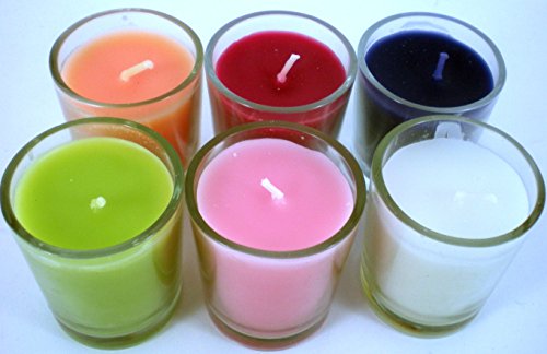 I LOVE... candle light set 6 x 36g favoured votive candles