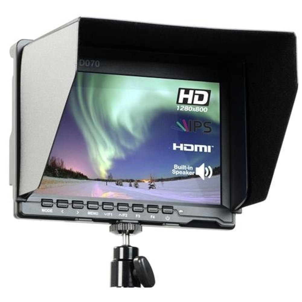 Field monitor. Накамерный монитор для gh4. монитор am-070. avtec cw603. ds gear monitor.