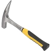 ASHATA All Steel Rock Peak Peak Hammer with Pointed Point Geologist Rock Peak for Mining, Geological Survey(S)
