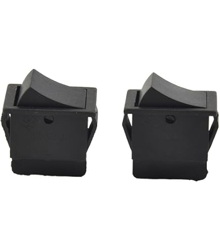 Pièce De Rechange – Pédale D’accélérateur Avec Interrupteur De Réinitialisation Pour Voiture électrique Enfant – Compatible 1,8 M – ABS Noir