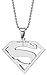 Via Mazzini 316L Stainless Steel Silver Superman Pendant for Boys RS.499.00