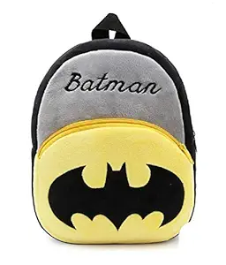 Black Hill Cute Kids Backpack Toddler Bag Plush Animal Cartoon Mini Travel Bag for Baby Girl Boy 1-6 Years (Batman)