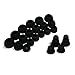 Price comparison product image Set Of 22 Silicone EarBuds Ear Tips For Earphones (Small, Medium, Large)