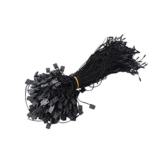 BIEE 950 Unidades DIY Negro Caso umbau String Nylon Latch Pin Lazo Cierre Gancho Corbatas