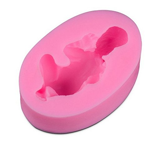 maltonyo17 Schlafendes Baby Silikon-Backform (Pink) - 3