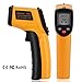 Produktbild BROADCARE Bemührungslos Infrarot Thermometer mit Pistolengriff -50 ~ 380 (-58 ~ 716) Pyrometer nicht für Menschen (Ohne Batterien)