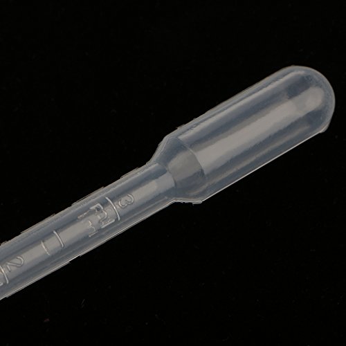 MagiDeal 10PCS 3ml Disposable Polyethylene Eye Dropper Transfer Graduated Pipettes - 4