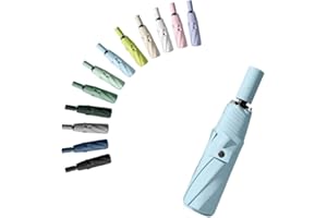 erised's bifrost Portátil Paraguas plegable de viaje Mango de apertura/cierre automático Capa de revestimiento/Protección UV anti UPF 50 99,9% compacto Paraguas de golf Hombres Mujeres Niños