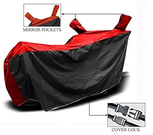 Willton - Honda CBR 650F Bike Cover with Water Resistant and Dust Proof Premium Polyester Fabric ( RED Stripe )