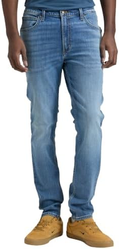 Lee, Jeans da Uomo Luke Mid Solara, Slim Fit, Leg affusolato
