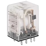 100 nuevo y de alta calidad. Mini relé de potencia intermedia, relé de estado sólido de 8 pin 5A relé electromagnético(12VDC)