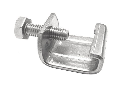 Preisvergleich Produktbild Intelmann 100 Stück Kanalklammer / Gewindebügel / Gewindeklemme
