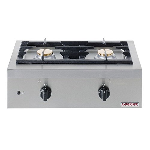 spécifications Réchaud gaz 2 feux horizontaux - Gaz Butane/propane