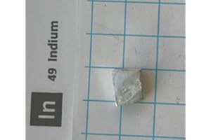SNAUCKE ELEMENTS 3 Gramm Indium Metal 99,8% - Element 49 Sample - Kostenloser Versand