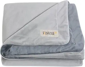 [100% PURE CRYSTAL VELVET] Super Deluxe Pet Bed Blanket Size L Dog Cat Throw