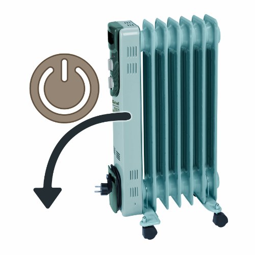 Einhell MR 715/1 Ölradiator, 1500 Watt, 3 Heizstufen, stufenloser Thermostatregler - 5