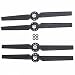 Produktbild Wokee 2er Pack Propeller Sets/Rotorblätter A und B Für Yuneec Q500 4K Q500 Q500M Quadrocopter Rechts- und Linkslauf (Schwarz)
