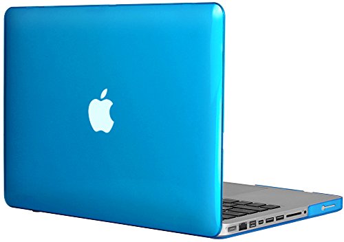 Topideal Crystal Hard Shell Case Cover Für MacBook 13 Pro 33,8 cm [33,1 cm] (Modell: A1278) aqua blue