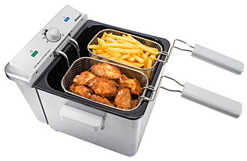 Steba DF 200 Edelstahl-Fritteuse 4 L / komplett zerlegbar / 3 Körbe - 2