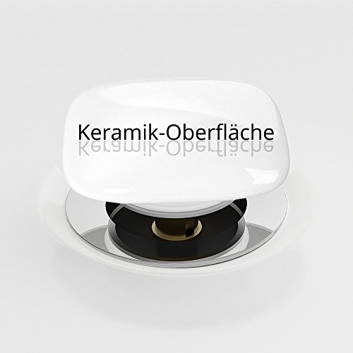 Push Open AA61 ohne Überlauf-Funktion edel verchromt mit Keramik-Deckel und Rohrverlängerung - 6