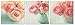 Produktbild CUFUN Art - Rosa Rosen in mintgrünem Vase schöne Foto Drucke auf Leinwand süße Bilder Schlafzimmer Wandkunst ideal für Freundinnen 16x16inx3pcs