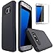Produktbild Samsung Galaxy S7 edge(2016) Hülle mit Panzerglas,ISENPENK Premium Modern Einfach TPU+PC Ultra Slim Tough Rugged Hardcase 2 in 1 Stand Case,Wasserdicht Shockproof Anti Slip Stoßfest Back Cover Protection Luxuriös Tasche Schutzhülle für Samsung Galaxy S7 edge(2016) 5.5Zoll-[blau#]+Panzerglas/Schutzfolie/Schutzglas