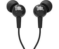 JBL C100SI in-Ear Headphones with Mic (Black)