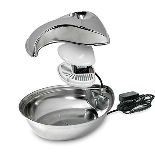 Cats-And-Dogs-Pet-Drinking-Fountain-18-Liter-Capacity-Encourages-Your-Pet-To-Drink-More-Water-Dishwasher-Safe-Stainless-Steel-Bowl